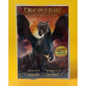 DragonHeart Complete / 4 Movie Collection 2017 DVD Set / NEW Sealed